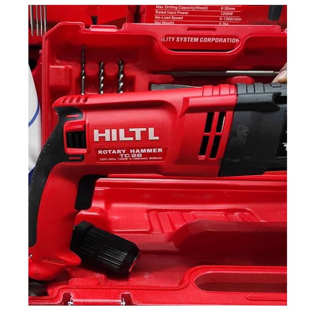 چکش تخریب هیلتی سه حالته دو سر نظام 1200 وات Hilti TC-26