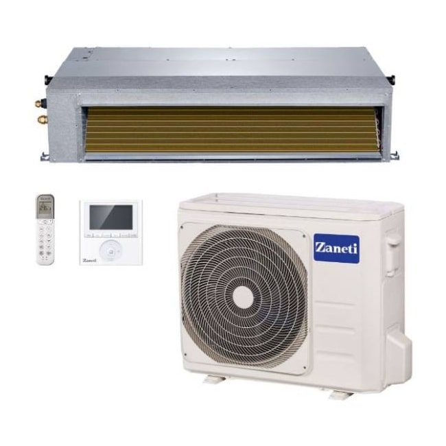 داکت اسپلیت سقفی اینورتر 36000 زانتی Zaneti ZMDA-36HD1RANA R410a T1